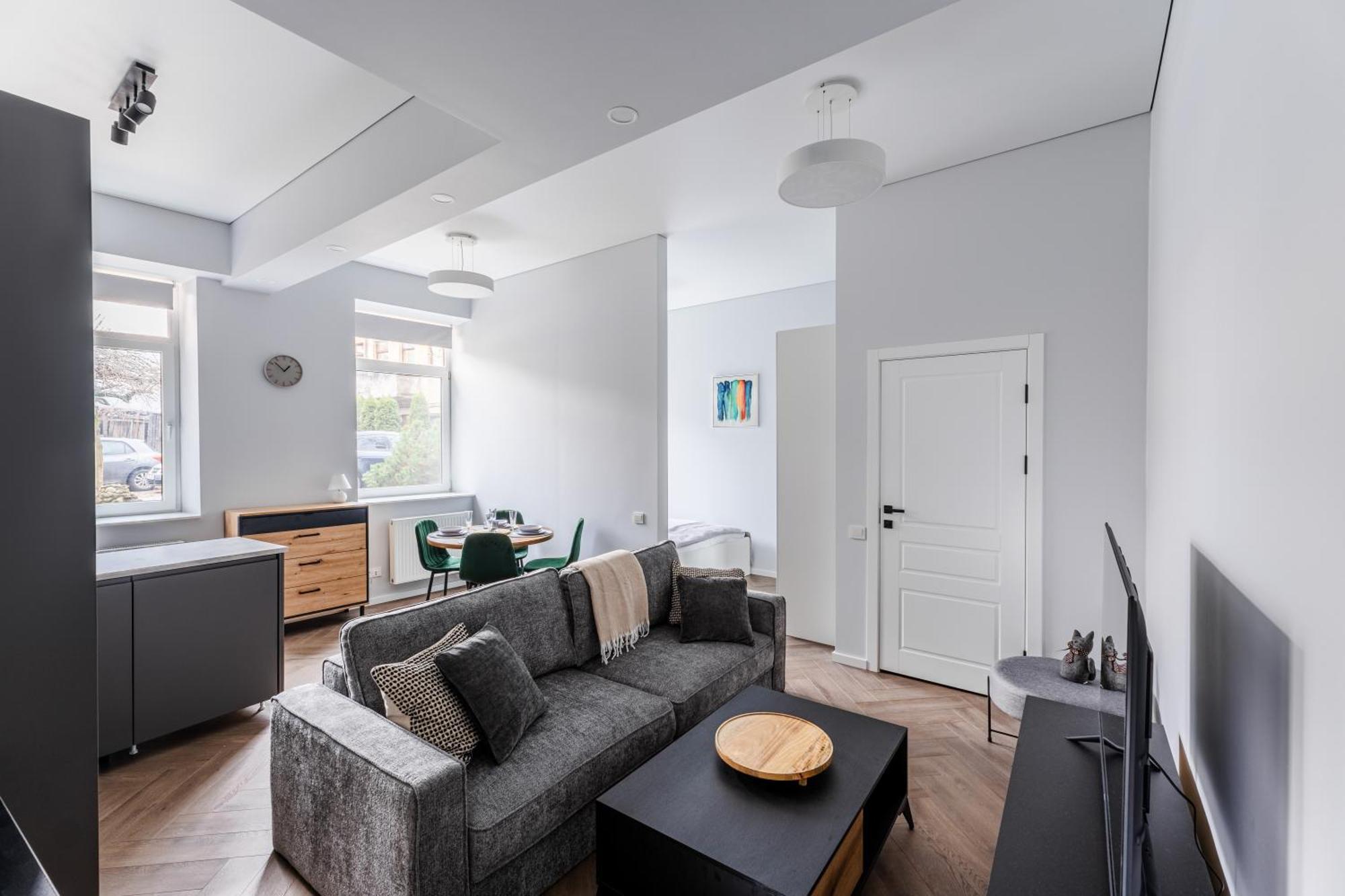 Modern Flat In Old Town Kaunas - Free Parking & Self Check-In Exterior foto
