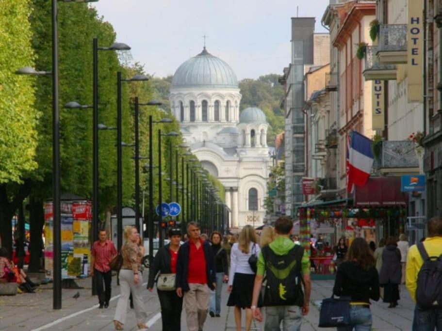 Modern Flat In Old Town Kaunas - Free Parking & Self Check-In Exterior foto